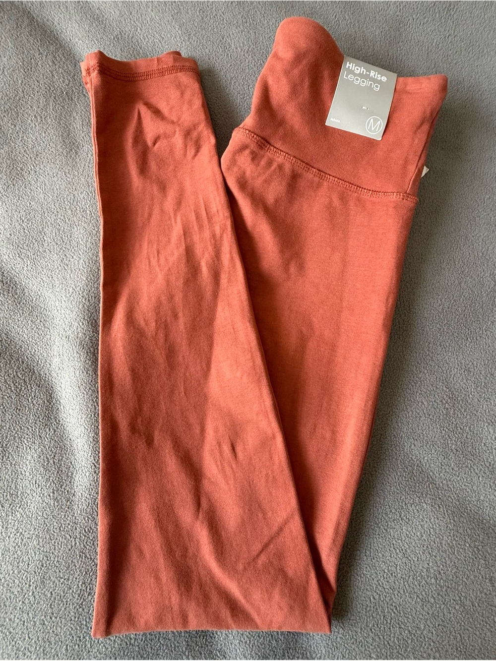 Forever 21 High-Rise Leggings - Rust